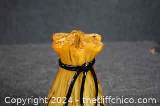 New Hand Made Glass Vase