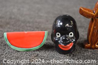 5 Pair of Salt and Pepper Shakers