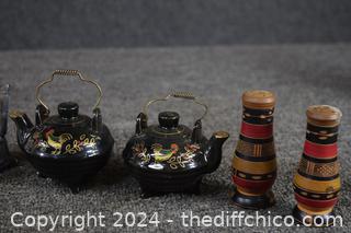 5 Pair of Salt and Pepper Shakers