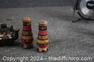 5 Pair of Salt and Pepper Shakers