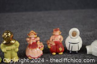 5 Sets of Salt and Pepper Shakers