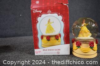 Belle Snow Globe w/Box