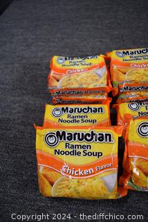 16 Packages of Ramen Chicken Noodle Soup