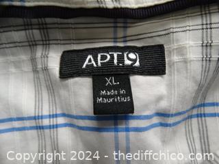 Mens Apt 9 XL Button up Shirt