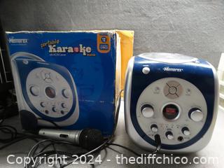 Portable Karaoke  with AC/DC Power 