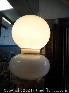 MilkGlass Working Lamp