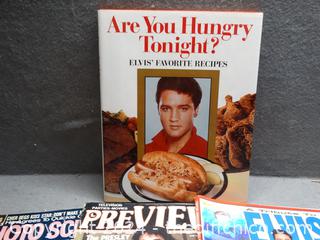 Elvis Magazines & Cookbook 