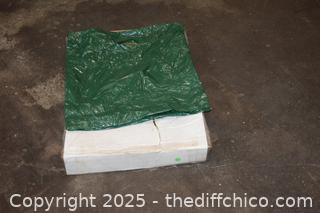 Box of Green Bags - 19in x 19in