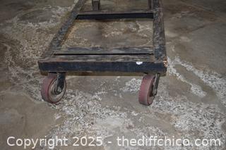 Metal Dollie - 42 1/2 in x 20 1/2 in x 8 1/2 in