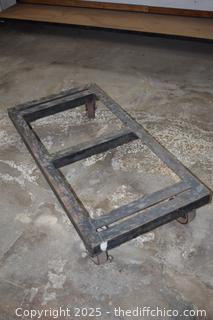 Metal Dollie - 42 1/2 in x 20 1/2 in x 8 1/2 in