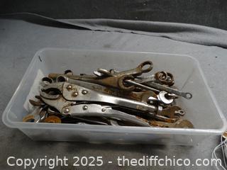 Small Tub Of Mixed Tools
