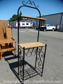 Bakers Rack 73" X 24 1/2" X 13 1/2" 