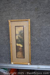 Framed Vintage Print