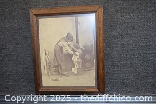 Framed Bath Print - 14in x 17in