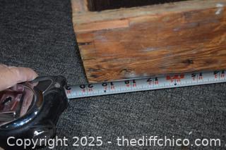 Wood Hand Made Tool Box