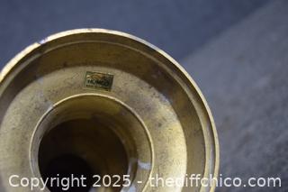 18in Tall Brass Candle Holder