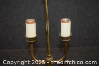 Working Vintage Brass Lamp
