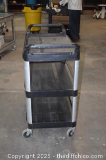 Rolling Rubbermaid Card-20in x 40in x 38in