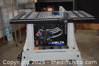 Working Delta Shop Master Saw-26in x 17in x 34 1/2in