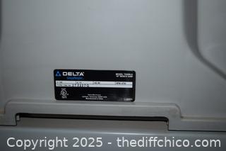 Working Delta Shop Master Saw-26in x 17in x 34 1/2in