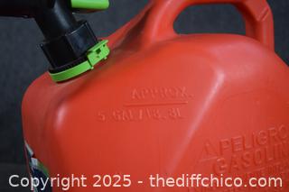 Plastic Gas Container