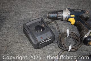 4 Working Drills - 1 battery plus 1 charger