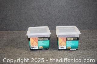2 Containers of Deck Screws
