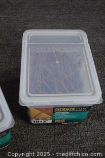 2 Containers of Deck Screws