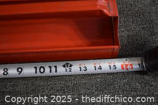 Red Tool Box Trays