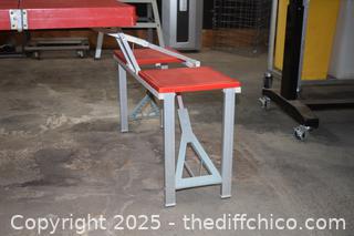 Folding Picnic Table - 34in x 54in x 27 1/2in