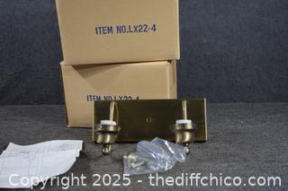 2 NIB Wall Mounted Lights