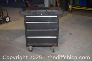Rolling Tool Box - 33 1/2in x 19 1/2in x 35 1/2in
