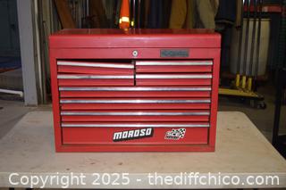Red Husky Tool Box - 26in x 13in x 19 1/2