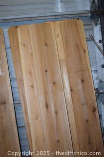 7 Boards 7 1/2 in x 6 in