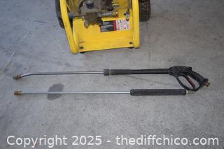 Pressure Washer plus 2 wands-has compression
