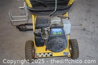 Pressure Washer plus 2 wands-has compression