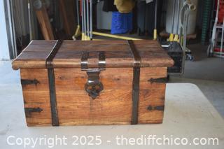 Wood Box - 24in x 12in x 11 3/4in
