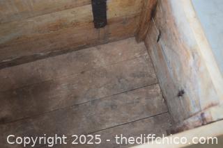 Wood Box - 24in x 12in x 11 3/4in