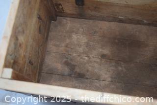 Wood Box - 24in x 12in x 11 3/4in