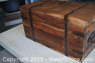 Wood Box - 24in x 12in x 11 3/4in