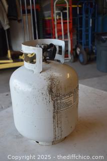 Empty Propane Container
