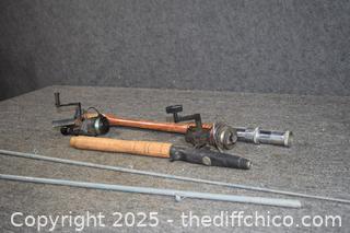 Fishing Pole plus 2 Reels