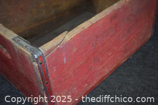 Vintage Wood Crate - 18in x 12in x 9in