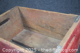 Vintage Wood Crate - 18in x 12in x 9in