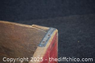 Vintage Wood Crate - 18in x 12in x 9in