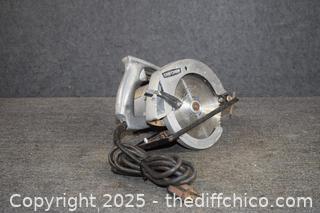 Working 7in Craftsman Electric Hand Saw
