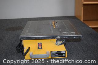 Work Force Tile Saw - Works