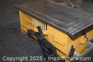 Work Force Tile Saw - Works