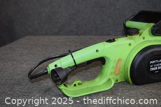 Working Electric Portland 14in Chain Saw