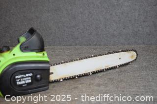Working Electric Portland 14in Chain Saw